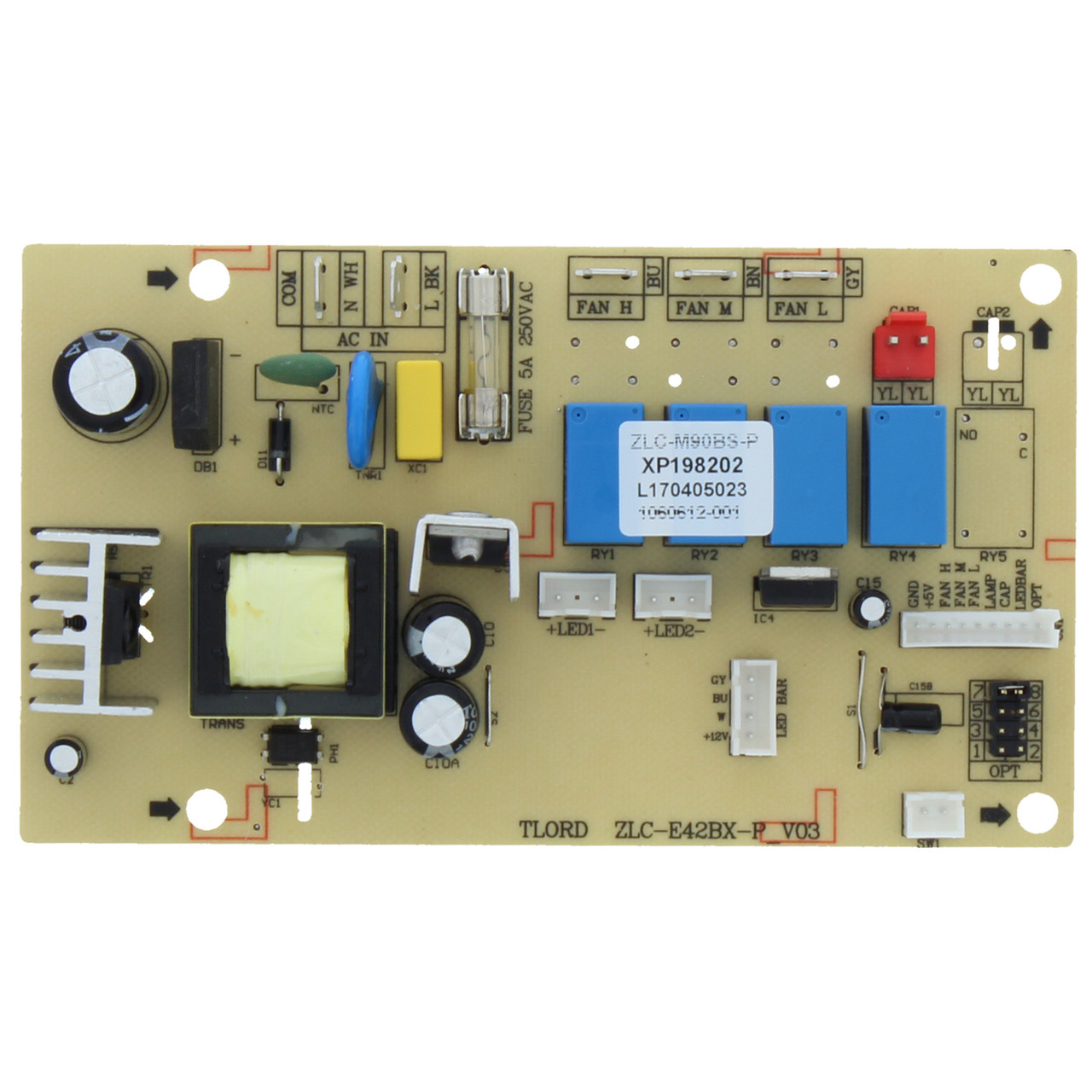「1B ブロッター」CBD,CBP,1CP,1D,1S,MDS,CHAKRA, Main Power Control Board | 11010118 | Zephyr Parts